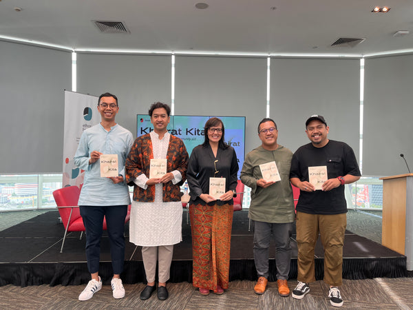 photo of speakers. left to right: Zaki Jumahri, Fauzy Ismail, Hidayah Amin, Zakaria Zainal and Hakimi Jamil