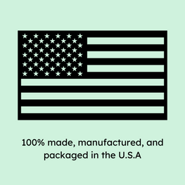 Manufactured and Packaged in USA