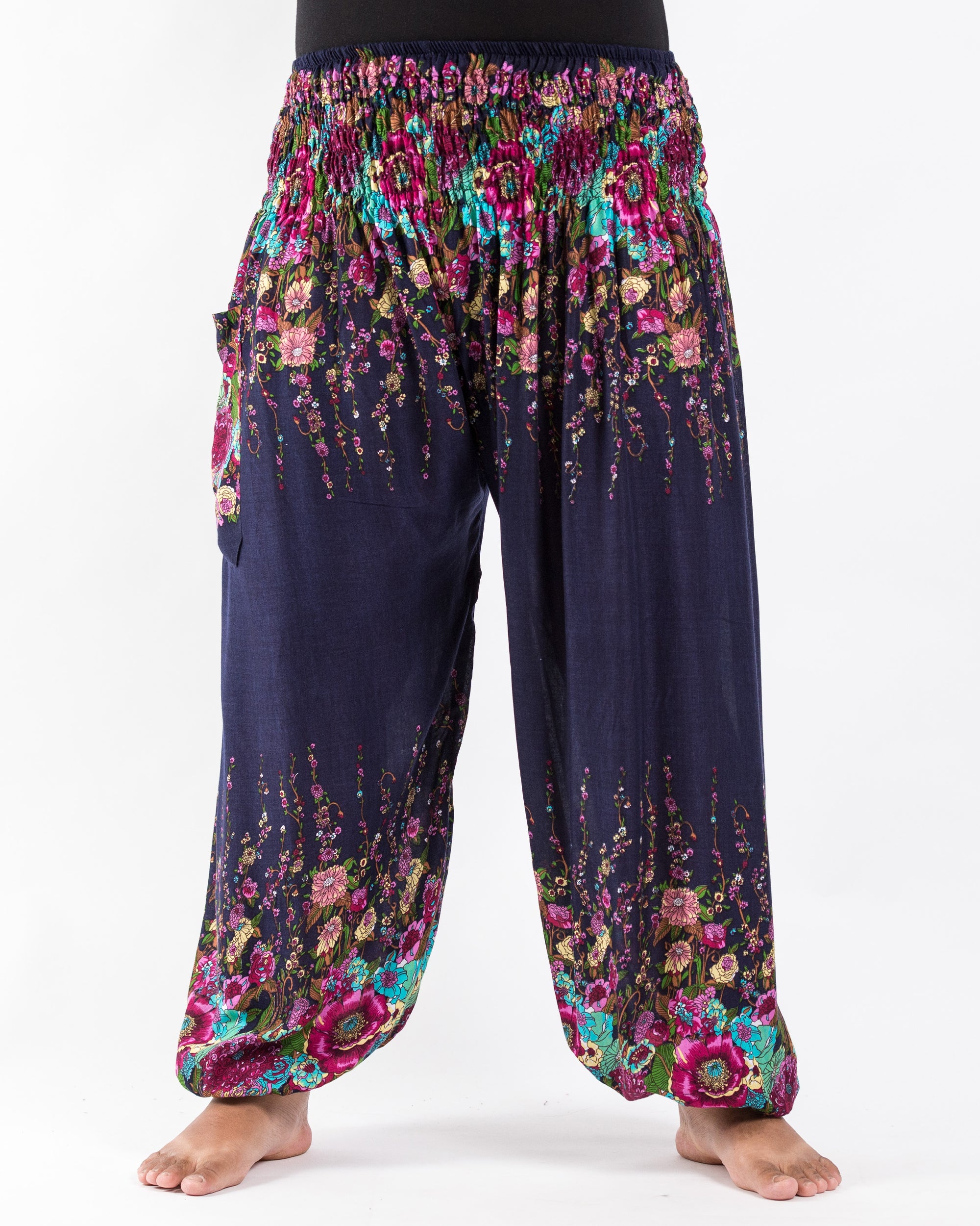  SUNYAA Plus Size Harem Pants For Women High Waisted