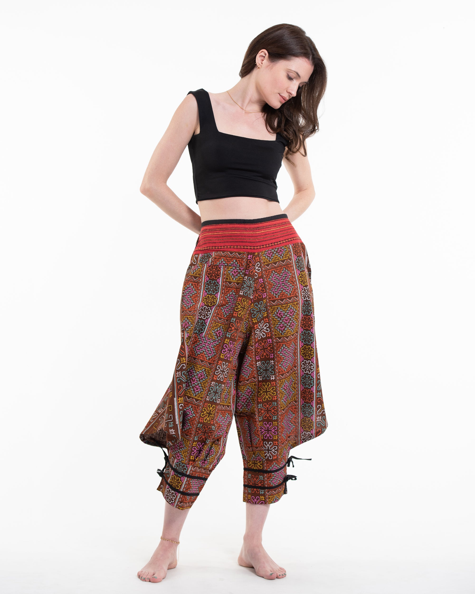 Pin on High Thai X Women's Harem Pants, Jumpsuits, Open Leg Pants