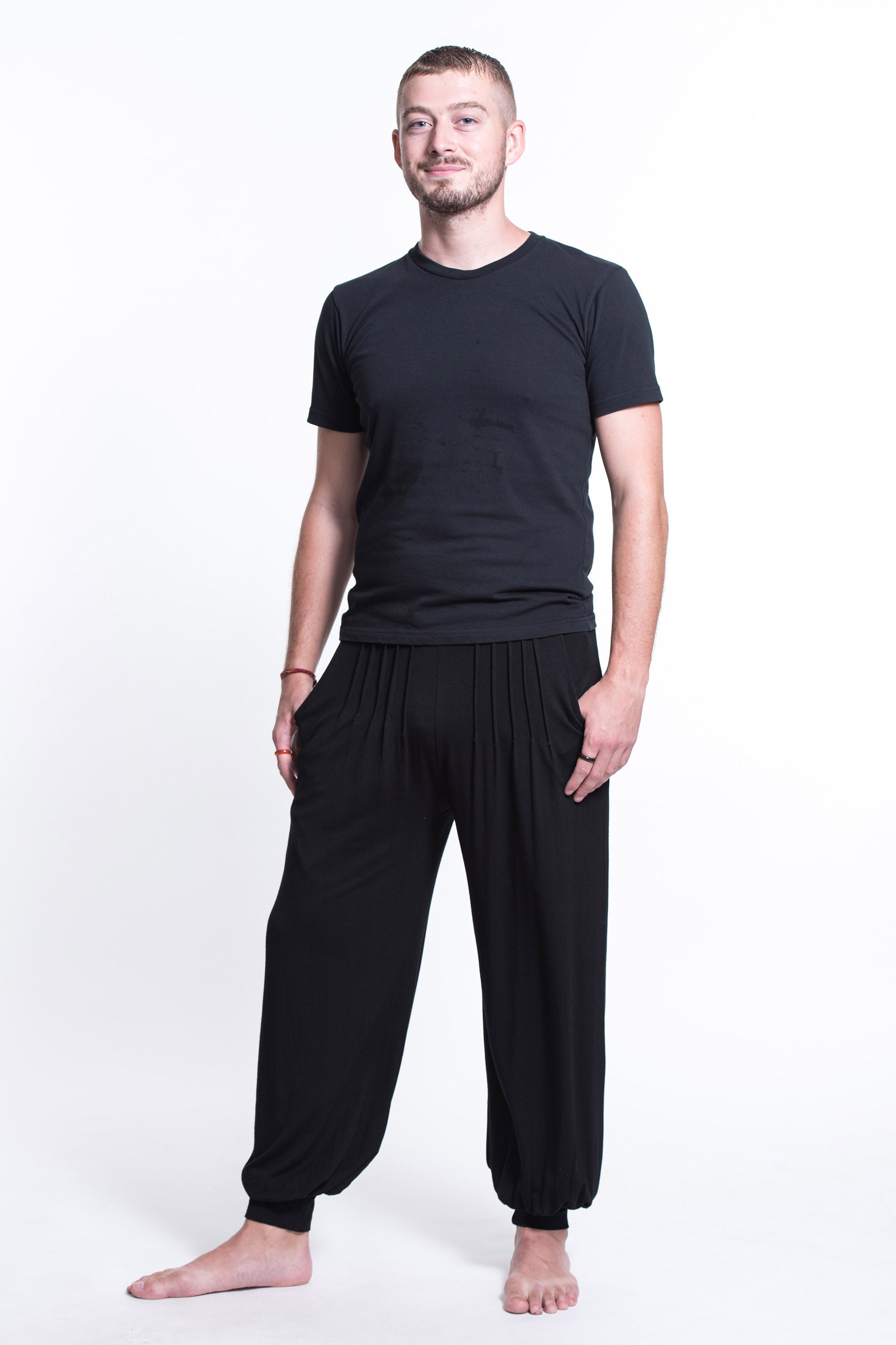 virblatt - Men's Harem Pants Plus Size, 100% Cotton