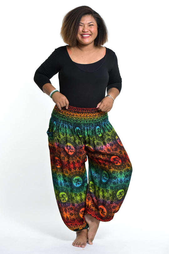 Rainbow Swirl Ultimate Harem Pants – Dimple's Dyes