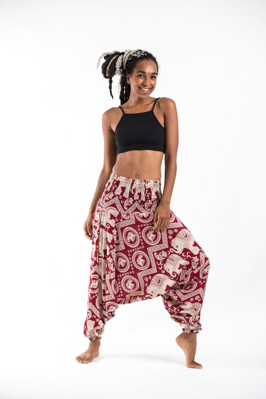 Floral Wide Leg Full Flare Cotton Elephants Pants for Women | Multicoloured  | Split-Skirts-Pants, XL-Plus, Misses, Peasant, Vacation, Beach, Gift,  Floral, Printed, Elephant, Indian