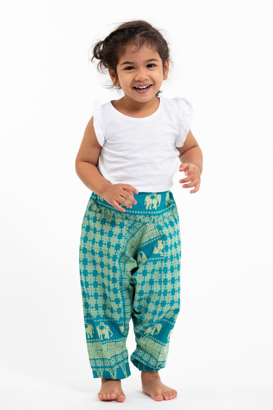 Buy The Harem Studio Kids Casual Lightweight Drawstring Cotton Harem Pants   2 Pockets  Samurai Style Black Colour Large at Amazonin