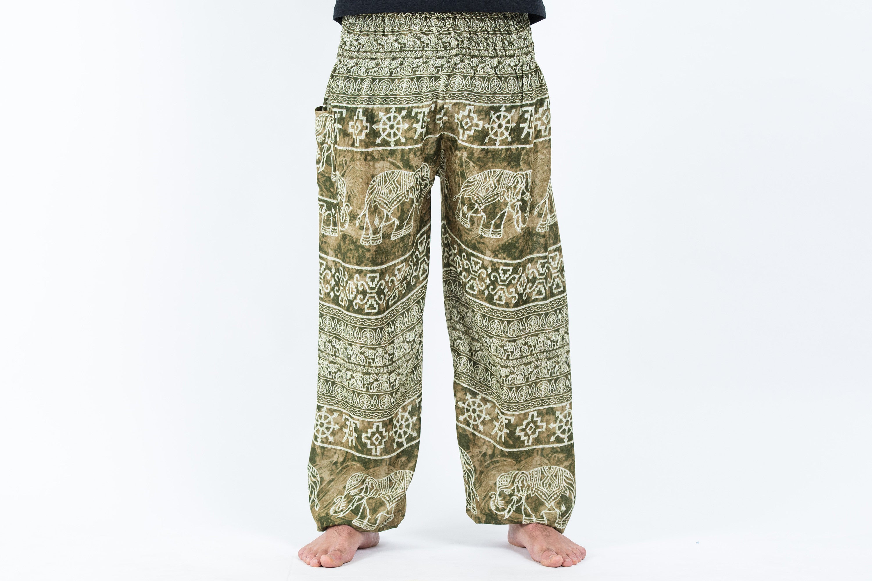Marble Elephant Women's Elephant Pants in Olive – Harem Pants
