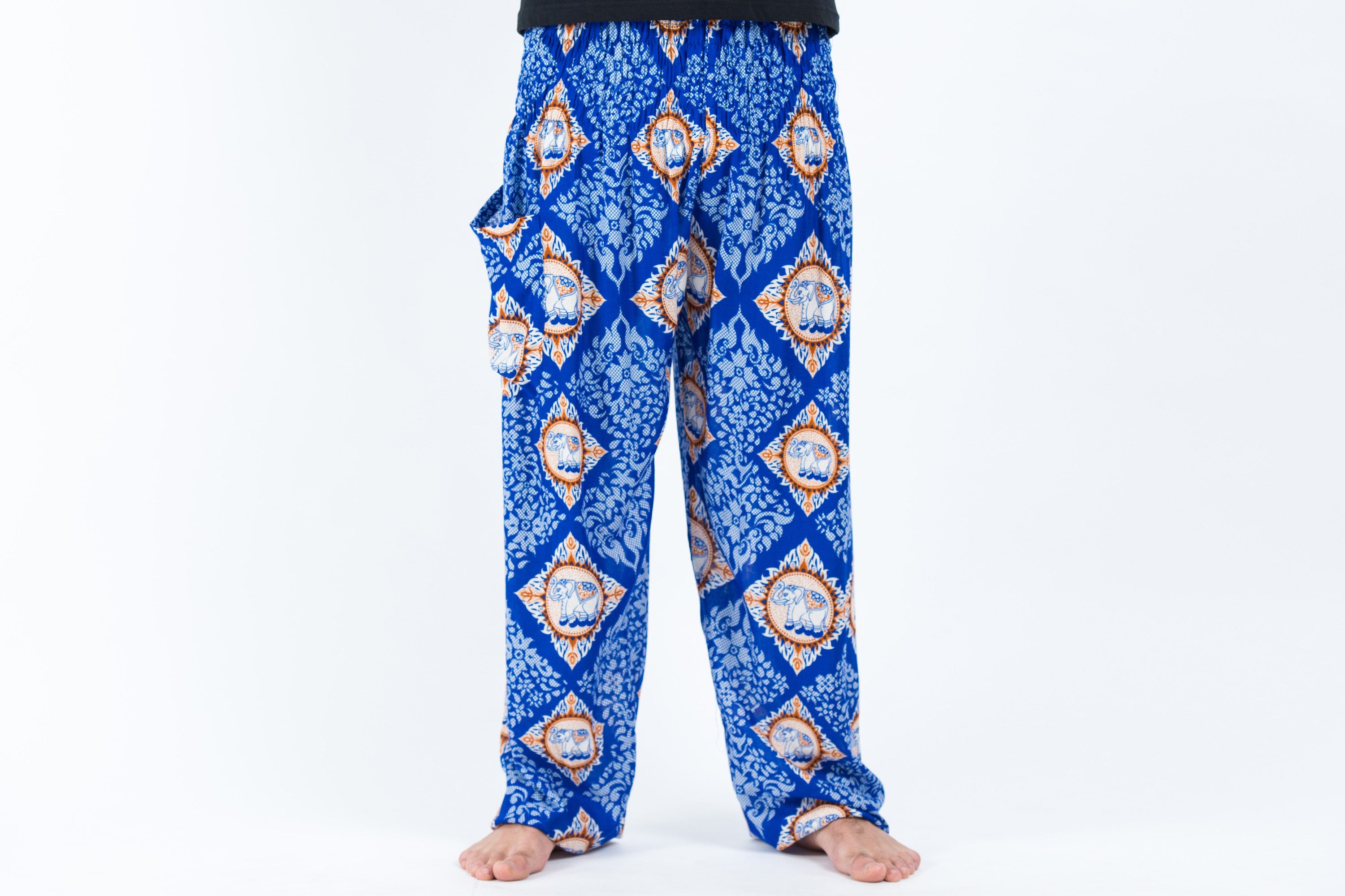 Diamond Elephant Men's Elephant Pants in Blue – Harem Pants