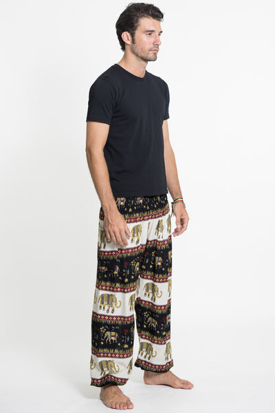 Elephant Bliss Men's Elephant Pants in Black – Harem Pants