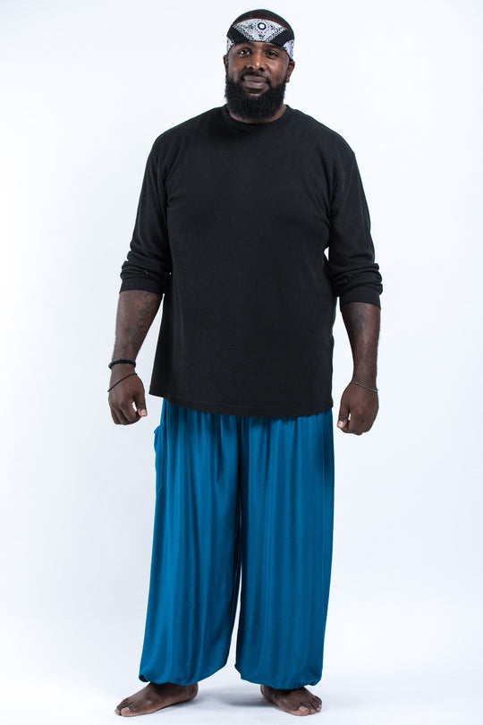 Aller Simplement Turquoise Harem Pants - Women | Harem pants, Harem pants  women, Pants for women