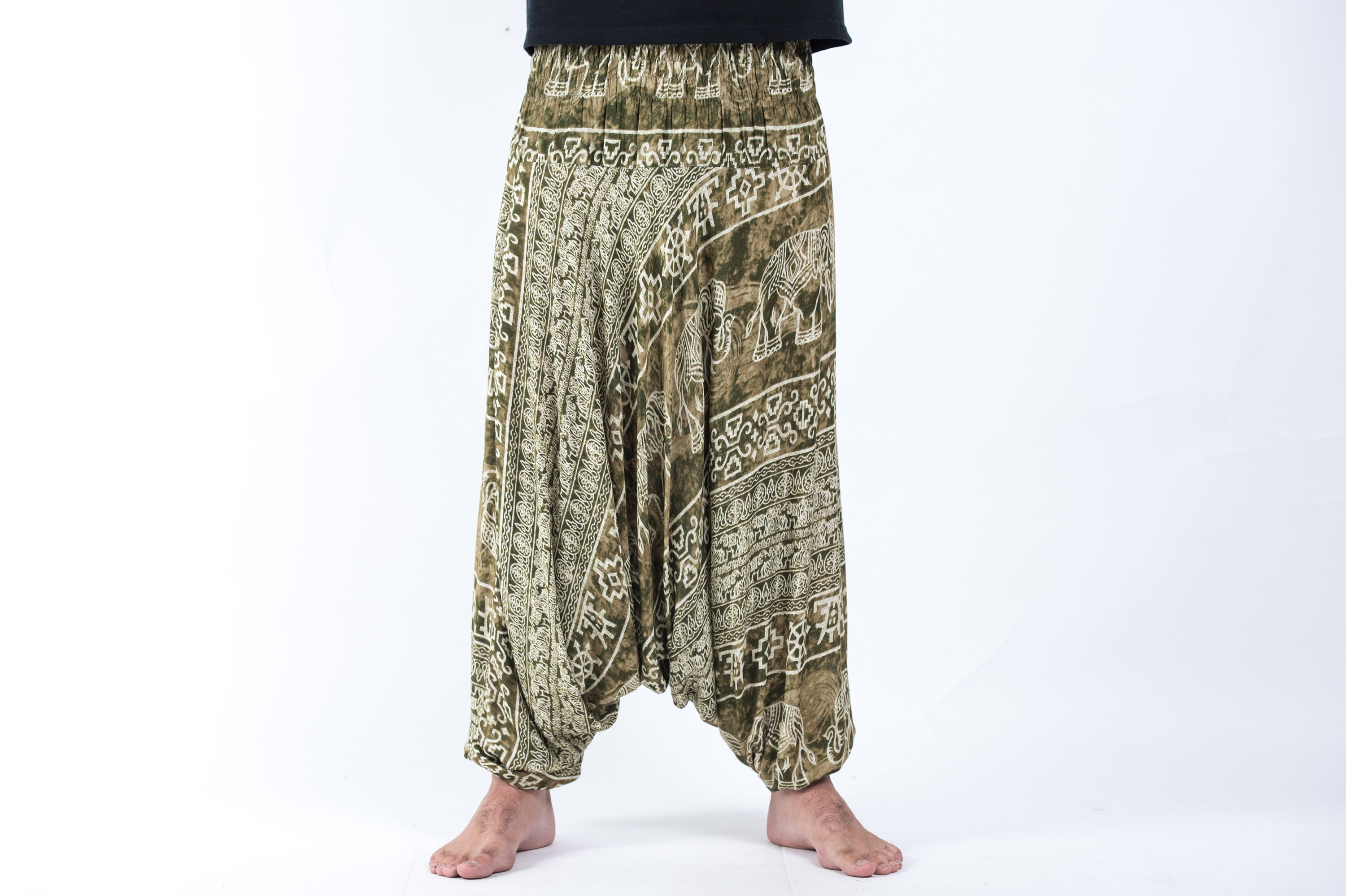 Elephant Trunk Boutique - Olive Palazzo Pants. Olive are fitting