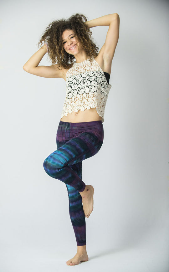 Tie Dye Leggings, Yoga Leggings, Yoga Pants, Ethnic Clothing, Boho