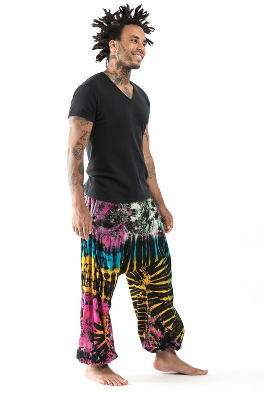 Mens Black Harem Pants - Şaman Butik