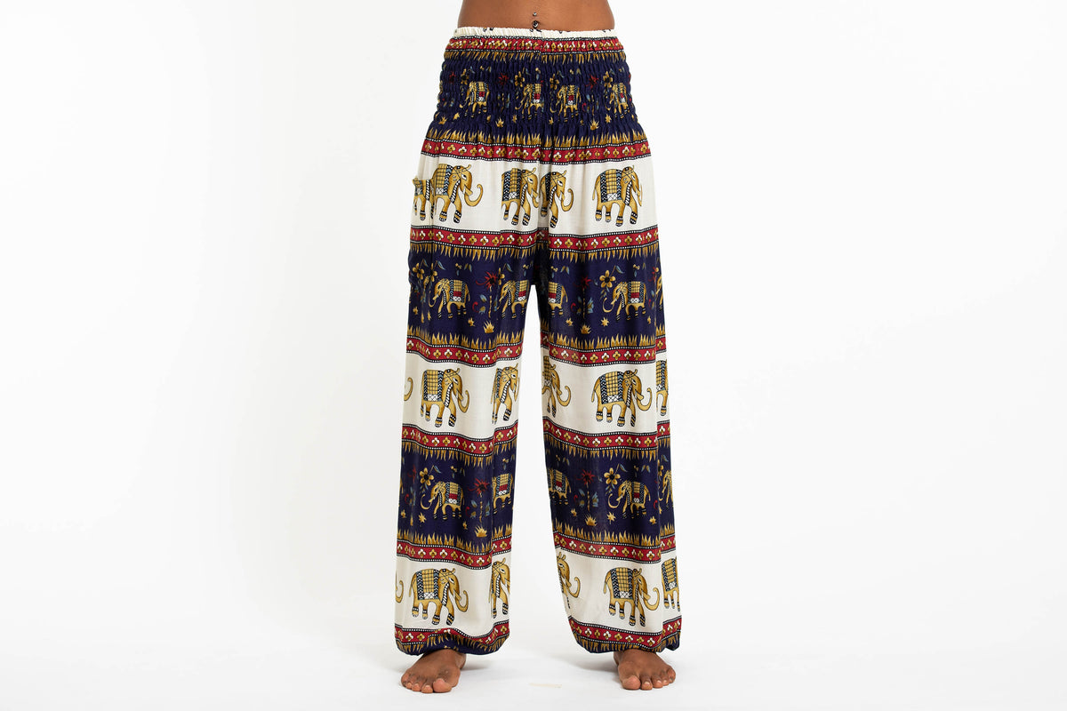 Elephant Bliss Women's Elephant Pants in Navy – Harem Pants