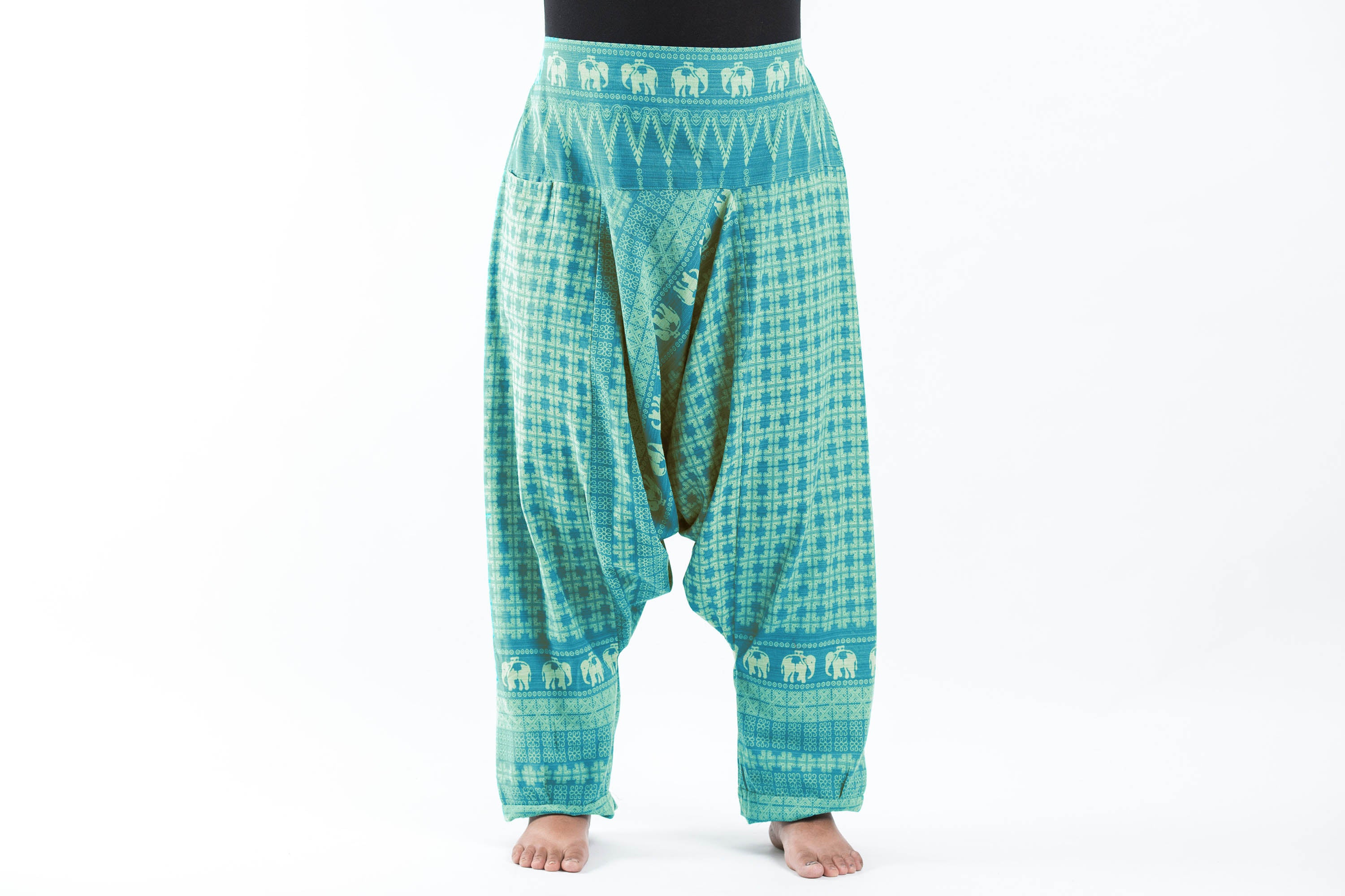 Hill Tribe Elephant Women's Elephant Pants in Black – Harem Pants