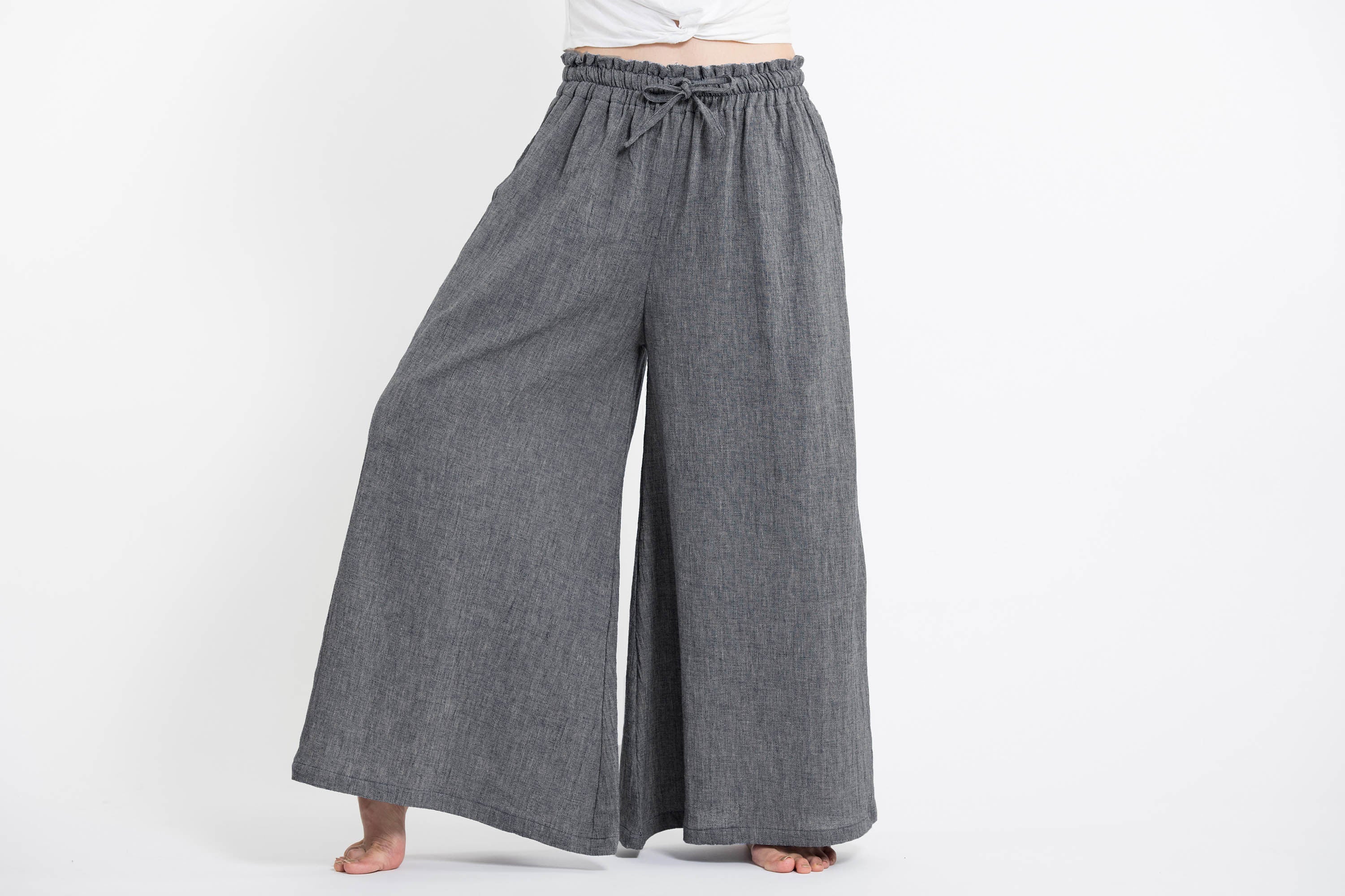 Buy Gray Black Leheria Palazzo Pant Cotton for Best Price, Reviews, Free  Shipping
