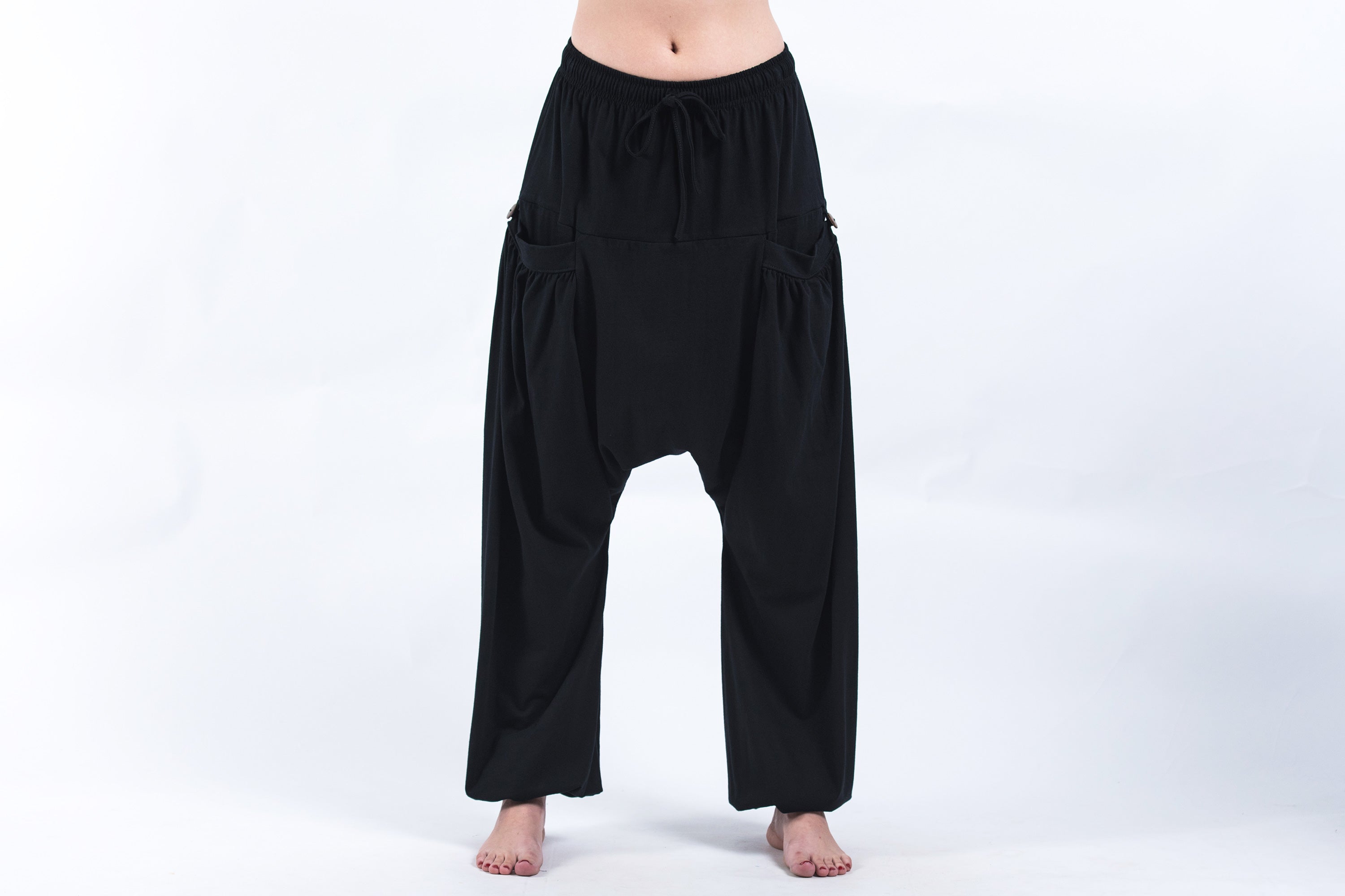  WOCACHI Cotton and Velvet Thickened Harlan Pants for