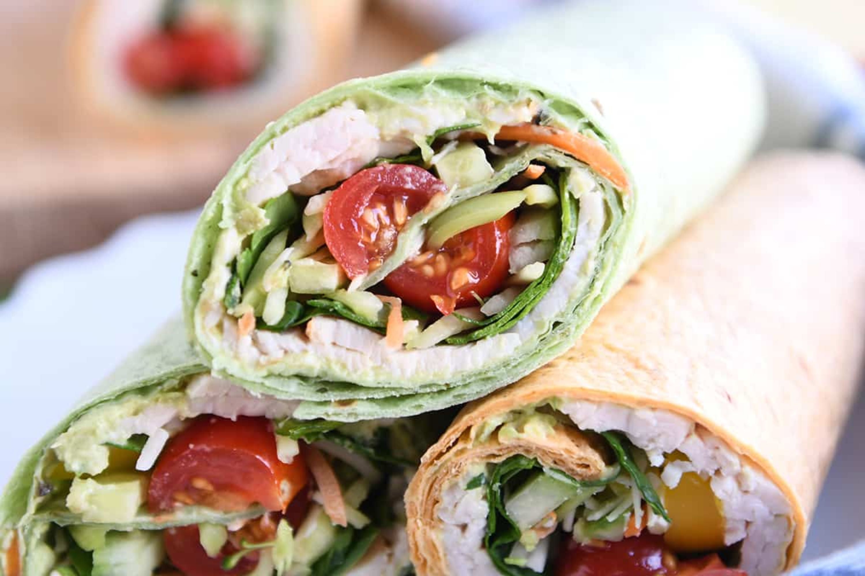 Turkey And Avocado Wraps