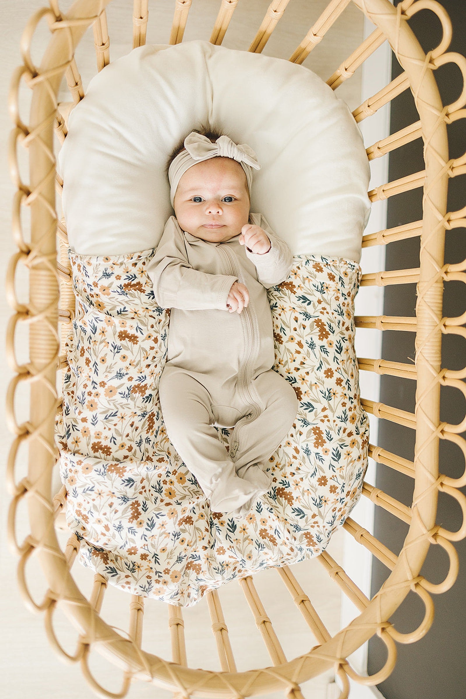 Oatmeal Footed Zipper Pajama | Bamboo | Baby Essentials | Gender Neutral