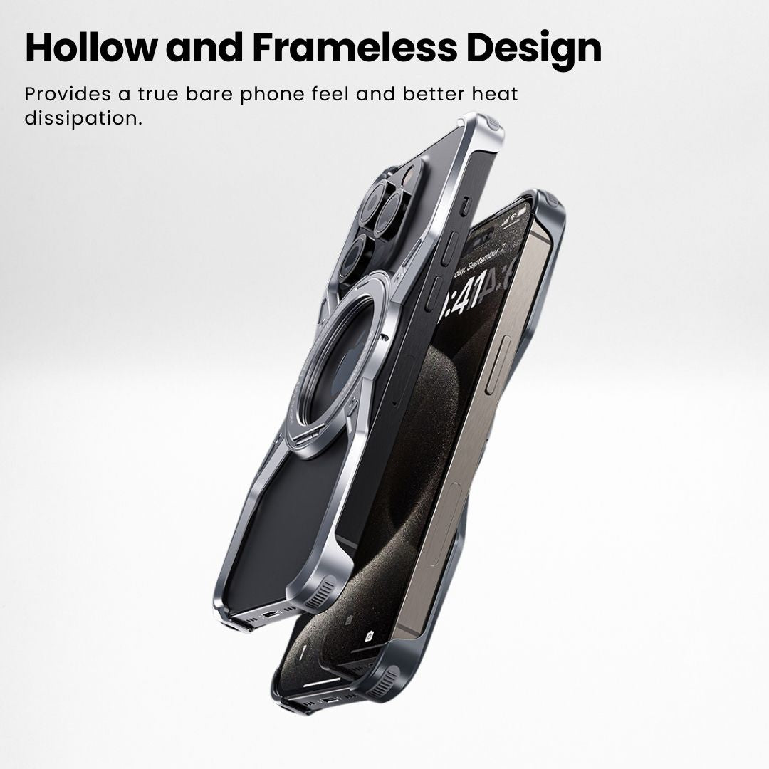 Fusion360 iPhone Case showing frameless design | Cyber Vintage