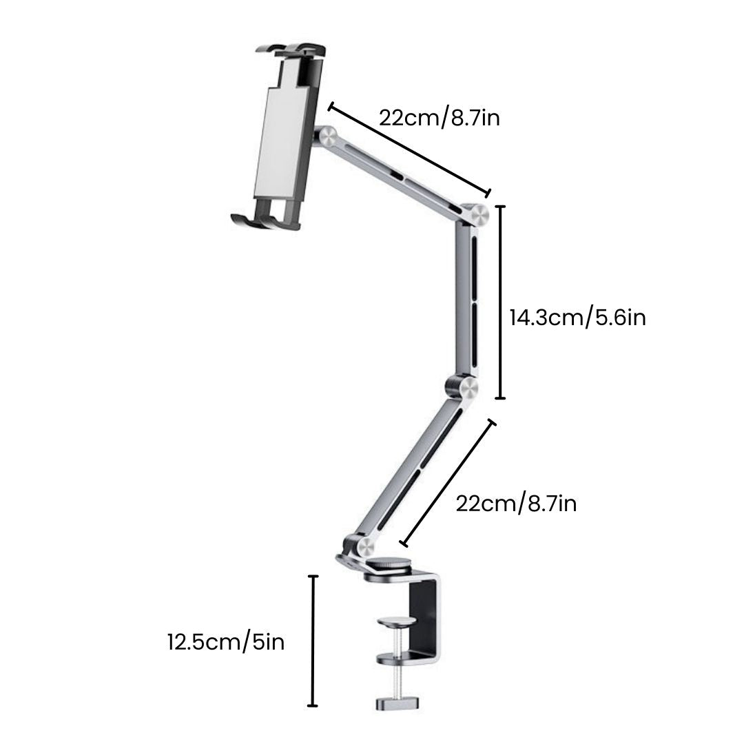 SuperGrip Desk Mount showing fits devices universally | Cyber Vintage