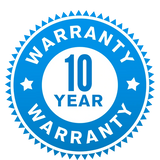 10 Year Warranty Badge