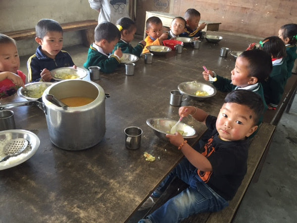 Lama Paljor School Lunch Program Tibetan Socks Adrien Field