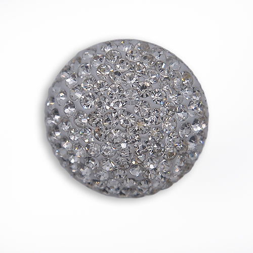 Clustered Jet Black Rhinestone Button (Made in Italy) – Britex Fabrics