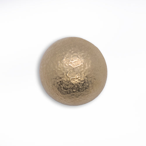 5 x 16mm Metal Brass Italian dome shaped embossed shank button - Button Box  Devon