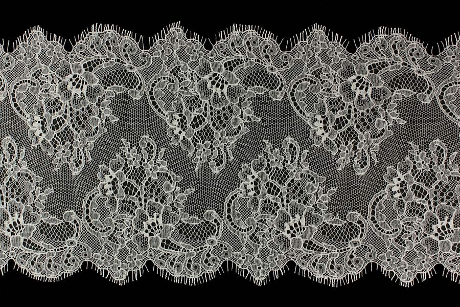  SEWDIYTR Lace Fabric Black Chantilly Lace Graceful