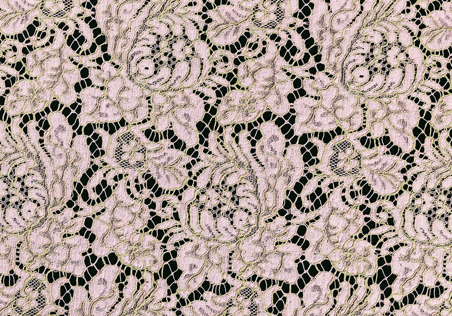 Lace fabric, Nanette Lepore Hot Pink Floral Geometric Cotton Blend