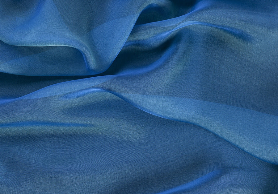 Aqua Blue - Iridescent Silk Chiffon – Prism Fabrics & Crafts