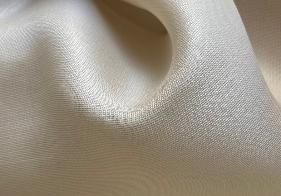 Silk fabric, Crisp Cloud White Silk Mesh (Made in Italy) – Britex
