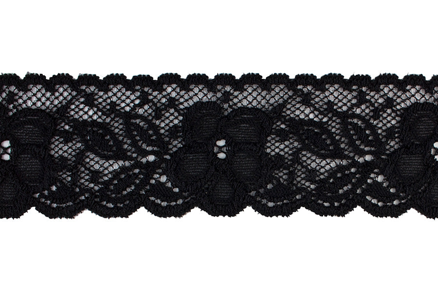 Black Stretch Lace Bolt Fabric – Denver Fabrics