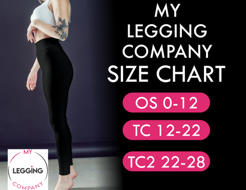 Size Chart – My Legging Company