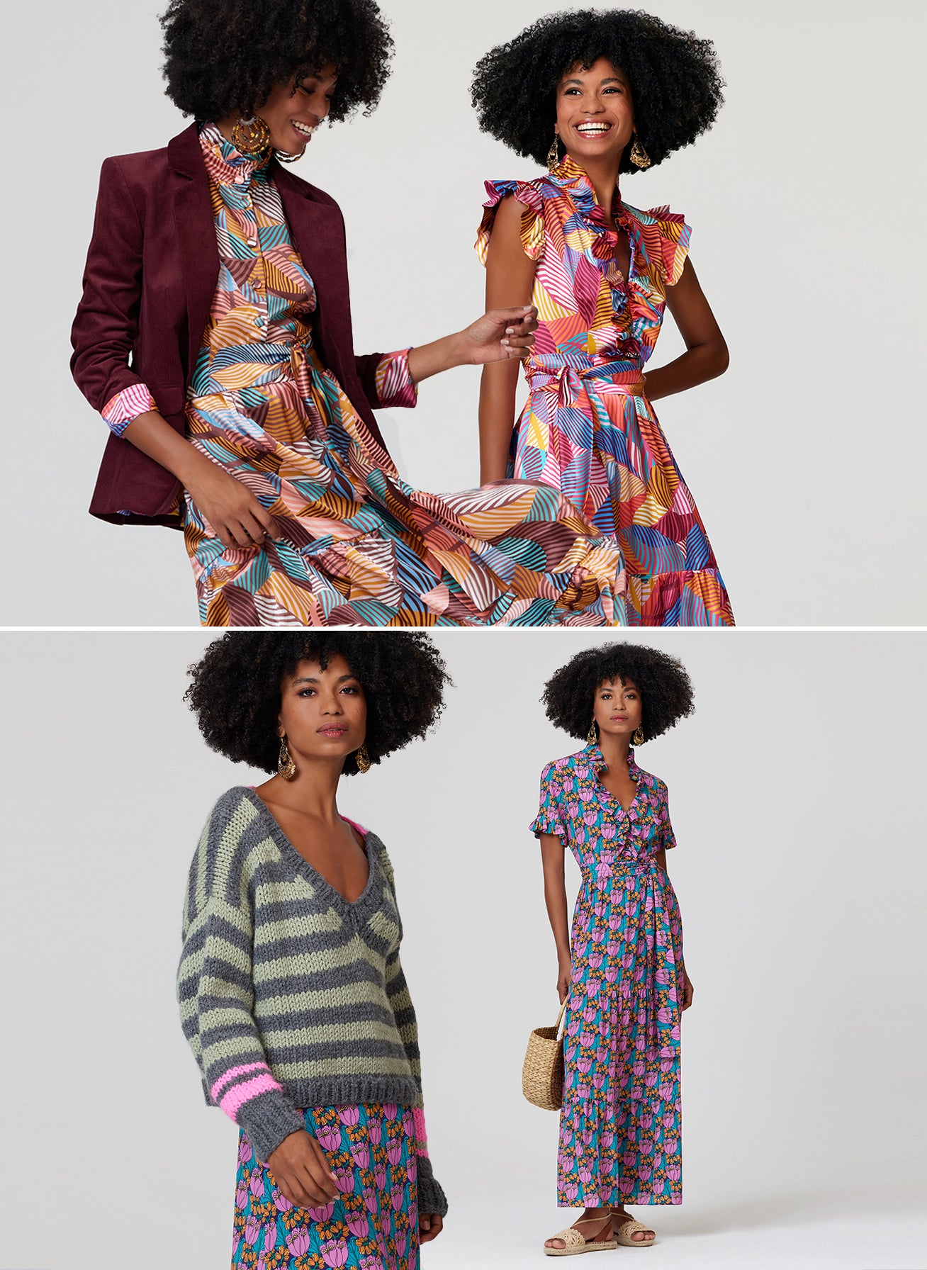 ridleylondon-transitional-pinted-floral-maxi-dresses-autumn-2022