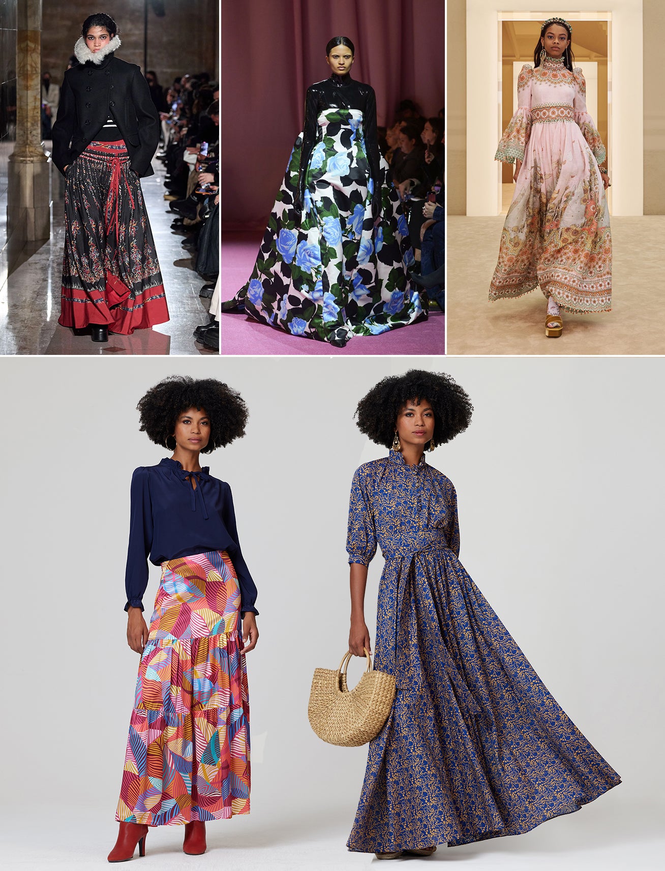 ridleylondon-autumn-trends-2022-printed-floral-maxi-dresses-and-maxi-skirts