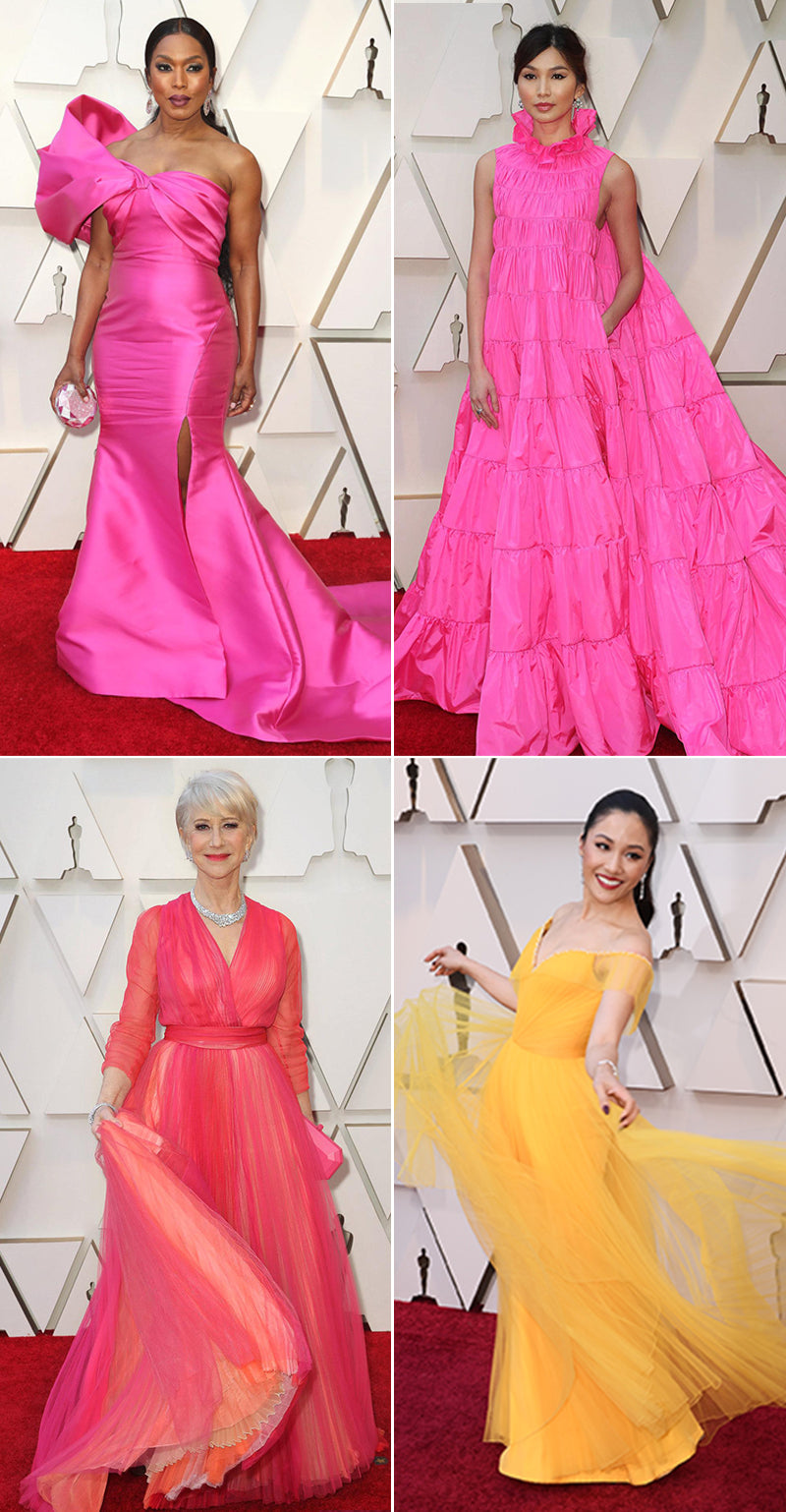 Oscars 2019 vibrant colours silk dresses