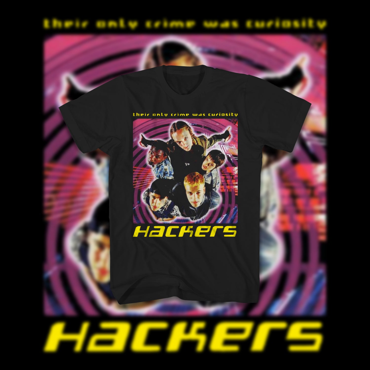 Hackers W3B GR4PHX tee