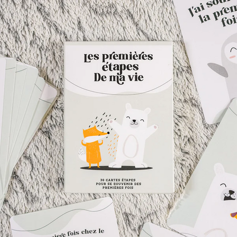 30 cartes étapes pour bébé