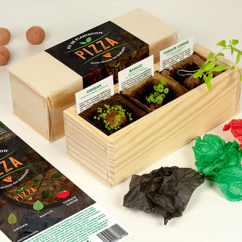 Un kit pour planter sa pizza