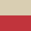 beige/rood