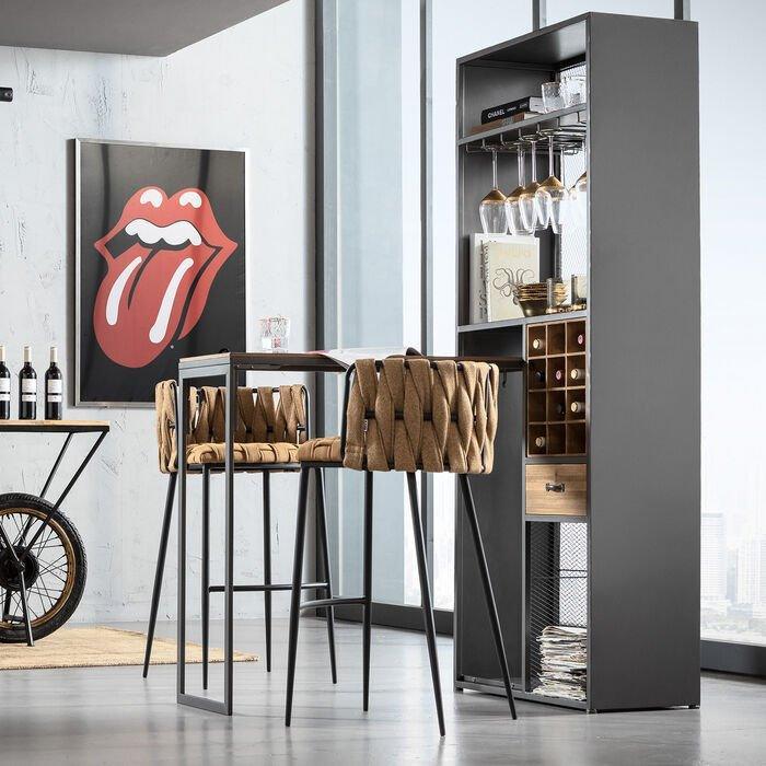 Mueble Bar Venezia Crema de Kare Design: Elegancia Funcional en tu Salón