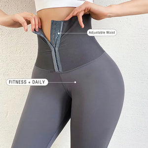 Super Stretchy Slimming Sport Leggings with High Waist Compression (no pockets) - foxyrunner.com