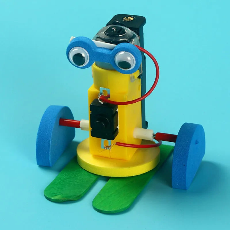 Kids Electric DIY Assembled Model Ming Crawling Robot Kit Mini Science Experiment Technology Toy For Children Educational Toys