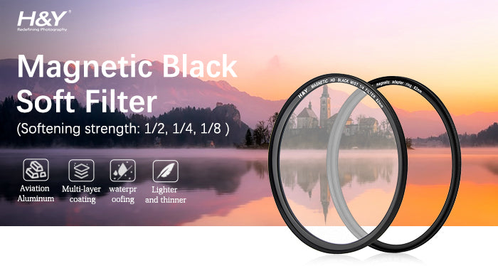 H&Y Filter Magnetic HD Black Mist White Promist Filter Kit