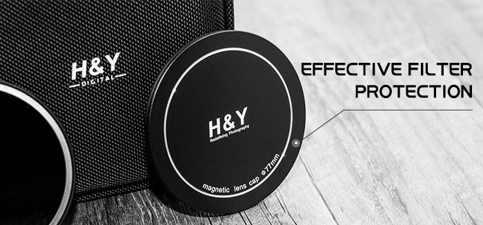 Bouchon d'objectif magnétique H&Y Filter Revoring