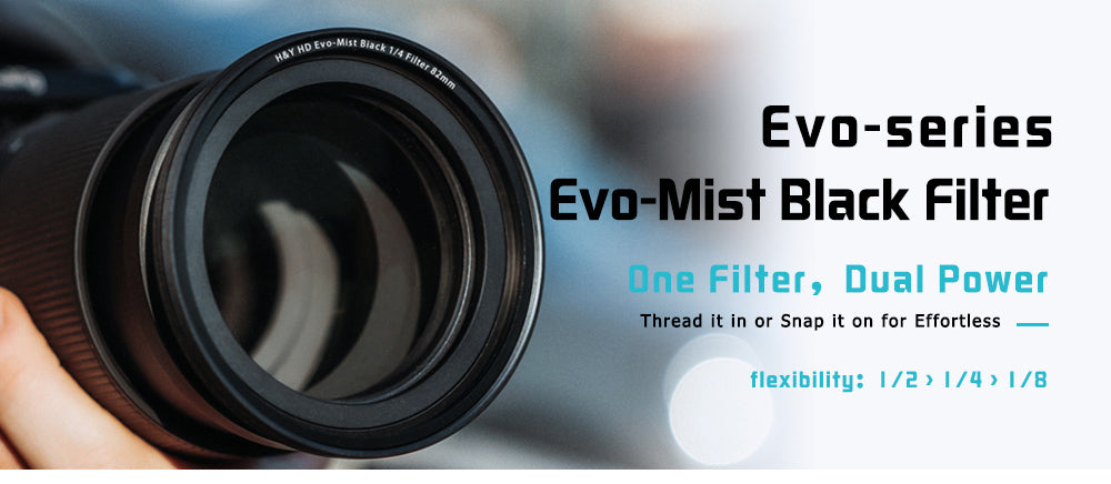 H&Y HD Evo Series Mist Black Filter