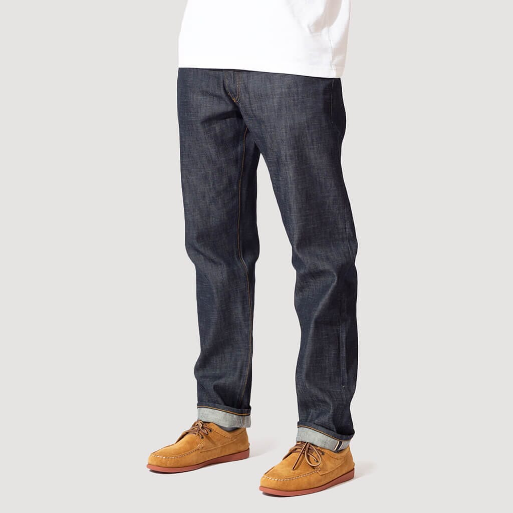 Slim Tapered - Indigo Dry Selvedge | Hawksmill Denim Co | Peggs & son.