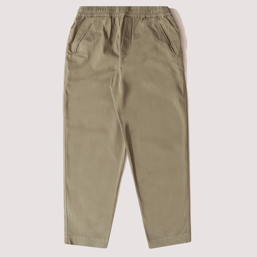 Drawcord Assembly Pant - Stone Brushed Twill | Folk | Peggs & Son.