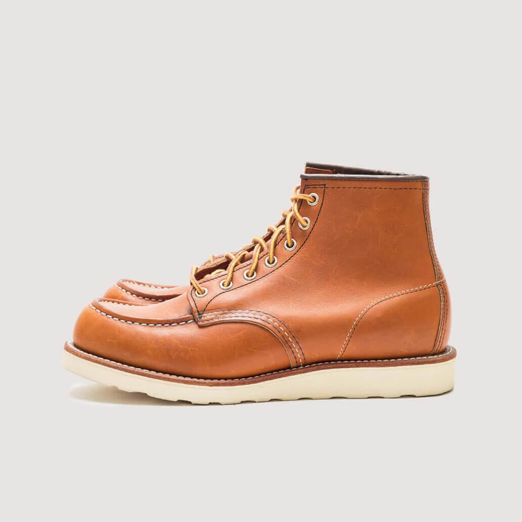 Jeans and Shirt Outlet - OPEN FOR ORDER!! Red Wing 8138 Briar Oil Slick  Leather 6 Moc Toe Boot Red Wing brand, 8138 model, briar oil slick  leather, 6-inch, moc toe, goodyear