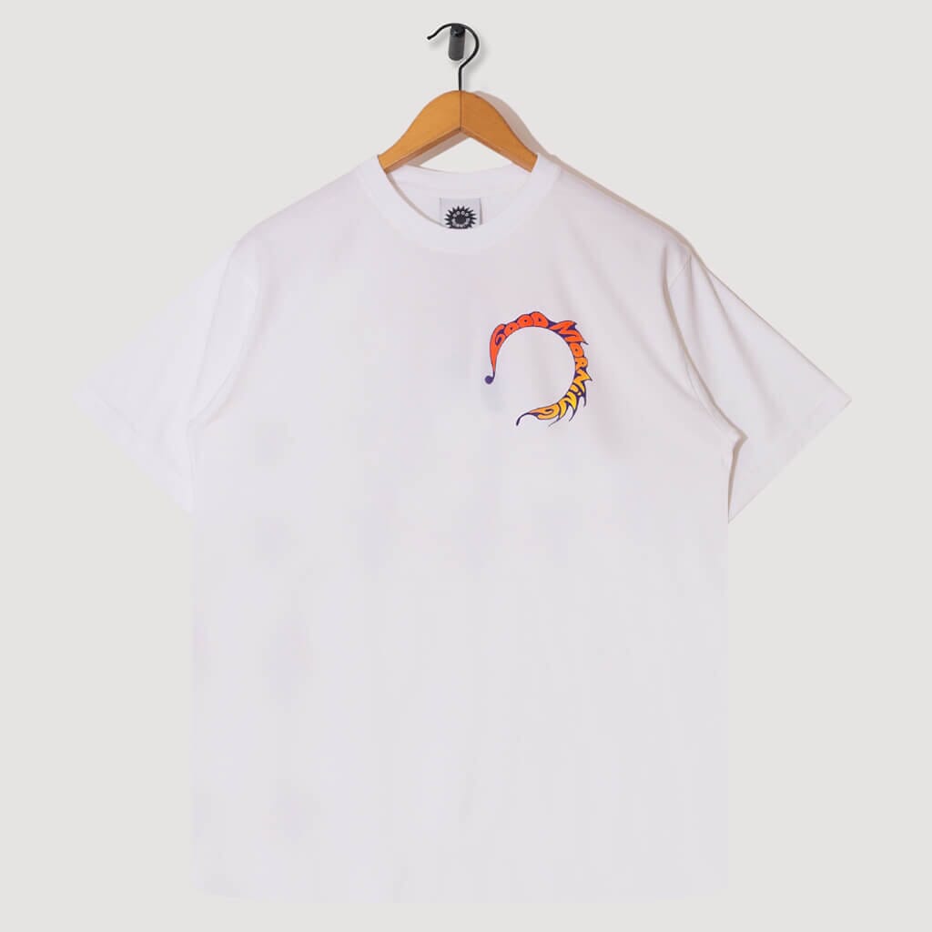 Fergadelic Mountain Tee - White | Good Morning Tapes | Peggs & Son.